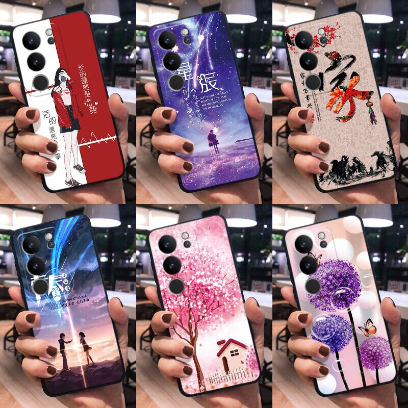 适用vivoS17Pro手机壳新款可爱防摔软壳推荐s17pro防滑s17pro小清新创意时尚保护套vivos17pr0全包边vivo外壳