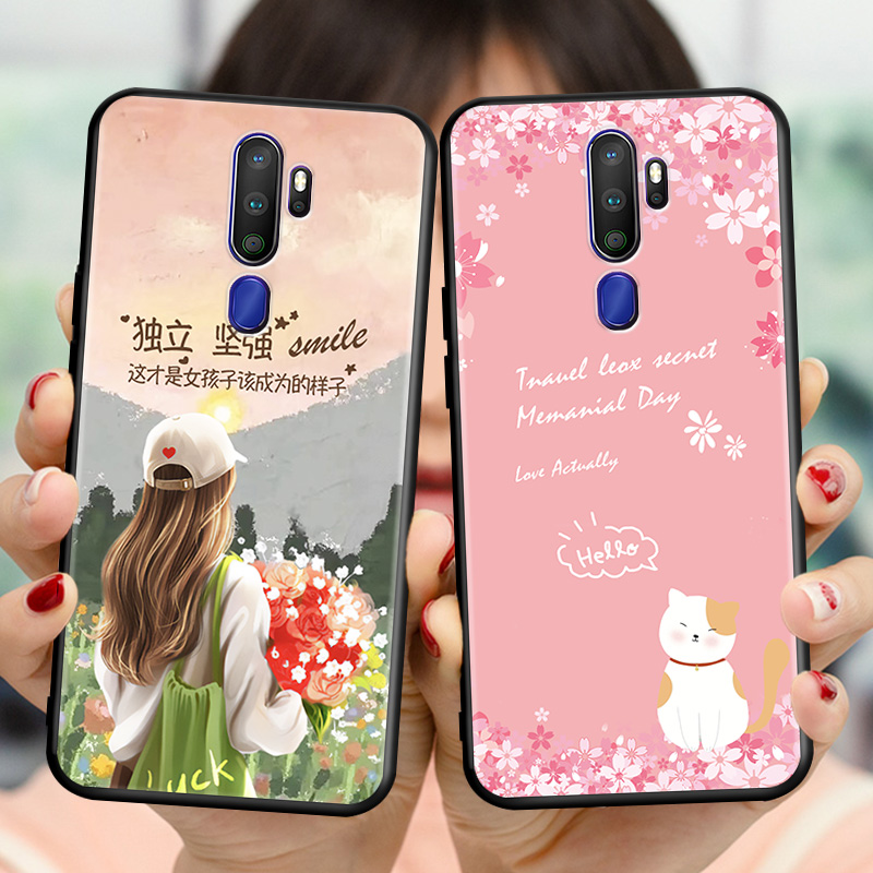 适用oppoa11手机壳PCHM10软胶壳oopoA11全包防摔0ppoa11保护套0pp0a11 个性卡通潮欧普a11男女网红小清新外壳