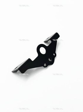 适用于川崎忍者ninja400前大灯头罩连接架 黑色铝合金固定小支架