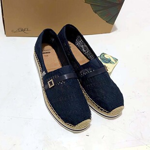 专柜玛丽正品渔夫鞋女夏季款一脚蹬休闲透气网纱渔夫鞋女鞋51530W