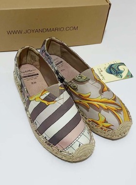 专柜玛丽正品23春季新款渔夫鞋女鞋透气一脚蹬厚底松糕布鞋05365W