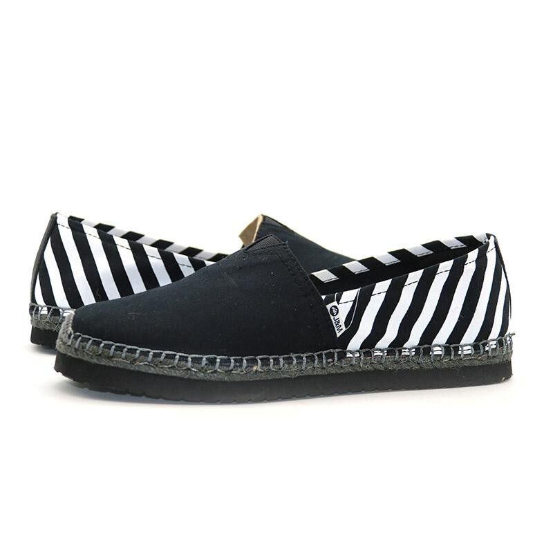 专柜玛丽正品22春夏季新款男鞋透气一脚蹬渔夫鞋平底帆布鞋57352M