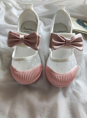 专柜玛丽正品儿童鞋22春夏新款女童蝴蝶结简约方口公主皮鞋63213C