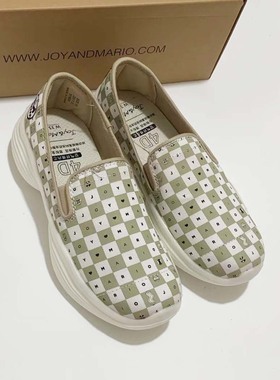 专柜玛丽正品22春夏新品帆布鞋休闲透气低帮套脚百搭女单鞋76190W