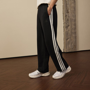 26春季 adidas阿迪达斯三条纹舒适简约运动裤 男针织长裤 KR2543 新款
