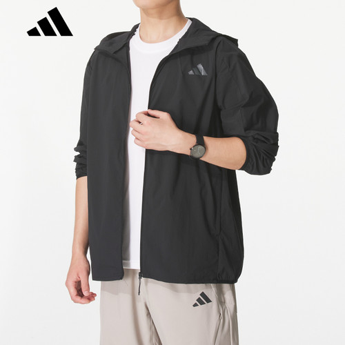 阿迪达斯男子运动梭织夹克外套