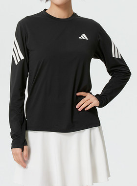 Adidas阿迪达斯26新款女子速干训练运动圆领长袖T恤KE6842/KE6840