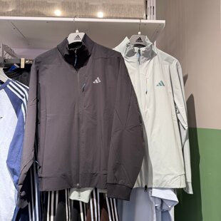 adidas阿迪达斯26新款 KR2509 拉链口袋防风外套男梭织夹克KR2508
