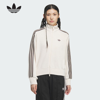 阿迪达斯三叶草夹克女子针织外套