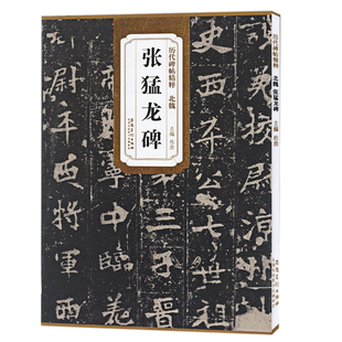 张猛龙碑 杜浩 社 魏碑碑帖楷书毛笔字帖 北魏 安徽美术出版 北魏张猛龙碑 碑帖 历代碑帖精粹 简体旁注