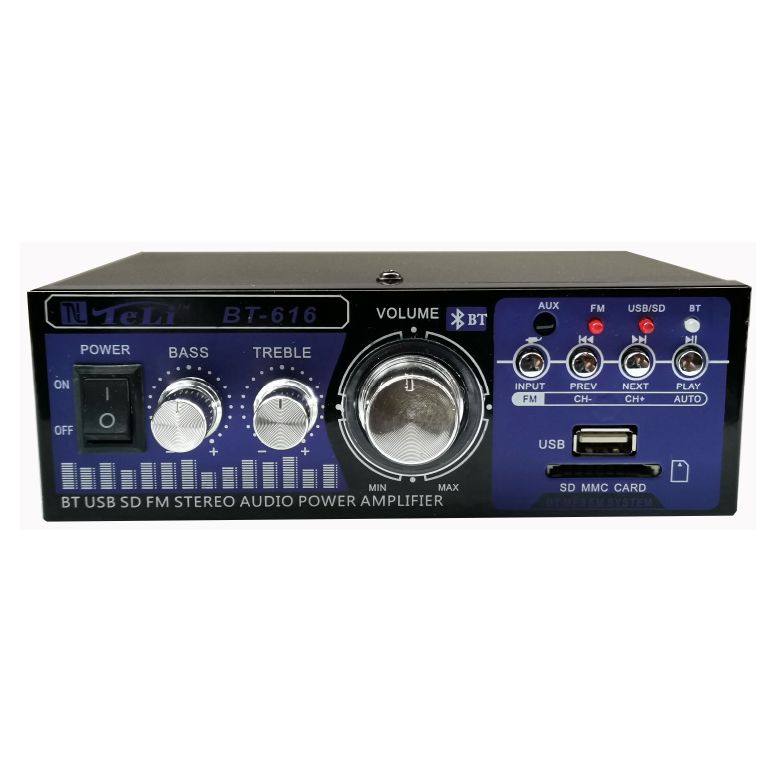 家用车载蓝牙迷你大功率功放机音箱扩音机无源音响放大器220伏12V