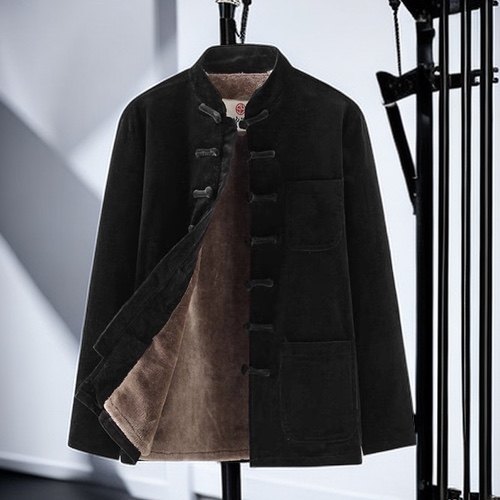 复古盘扣唐装YYJANGDE保暖