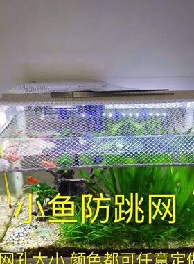 包邮长方形鱼缸防跳网罩乌龟