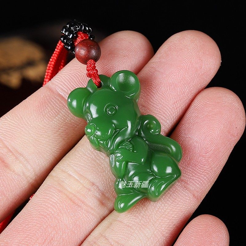 十二生肖碧玉挂件男女款吊坠