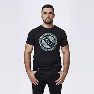 SANTI AfterDive 23 休闲黑色印花 CAMO 系列 短袖 T恤 T-Shirt