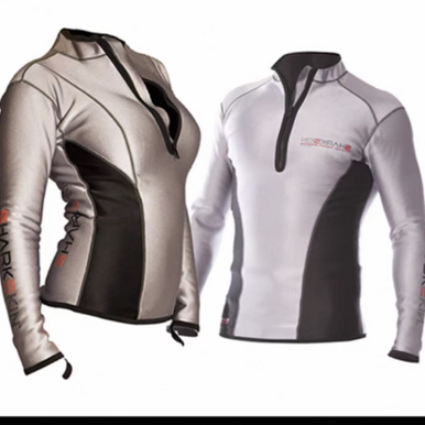 品牌清仓特价湿衣SHARKSKIN CHILLPROOF半拉链长袖保暖潜水服连体