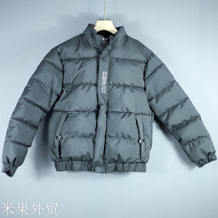 外套加厚保暖大码 瑕疵 冬季 外贸男士 棉服立领服饰 个别口袋破损