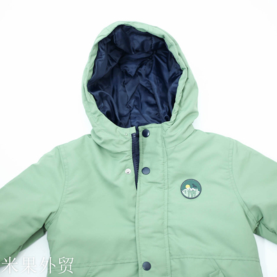 微瑕疵 外贸原单 男女童高密防风保暖连帽棉衣夹棉外套儿童