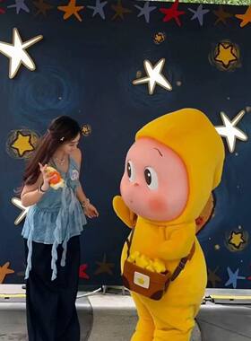 星星人偶充气星星人玩偶服卡通