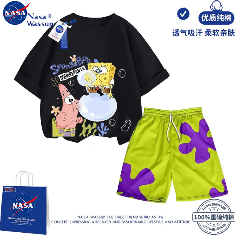 NASA联名潮牌纯棉短袖T恤
