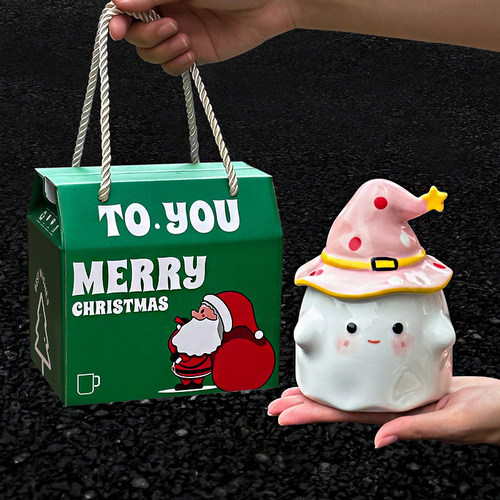 可爱高颜值圣诞马克杯圣诞节礼物