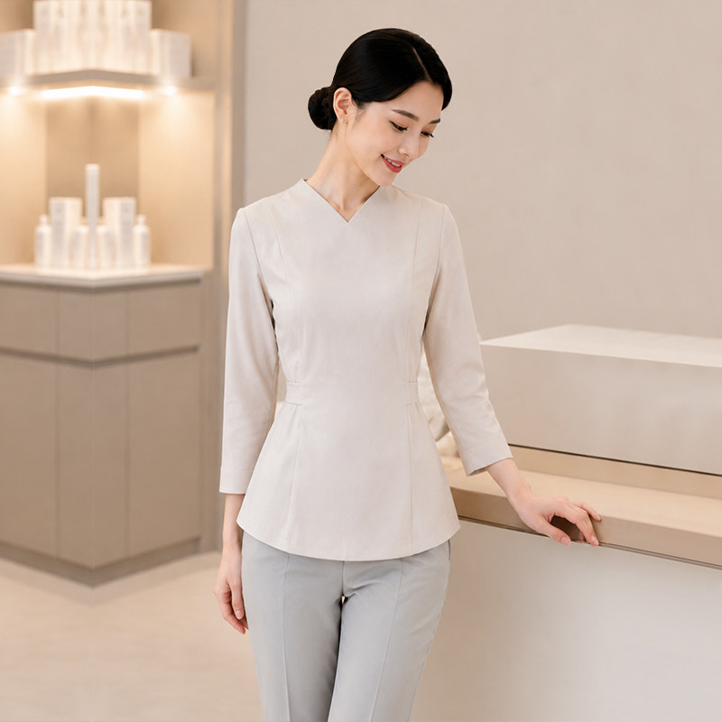 美容师工作服女套装美容院