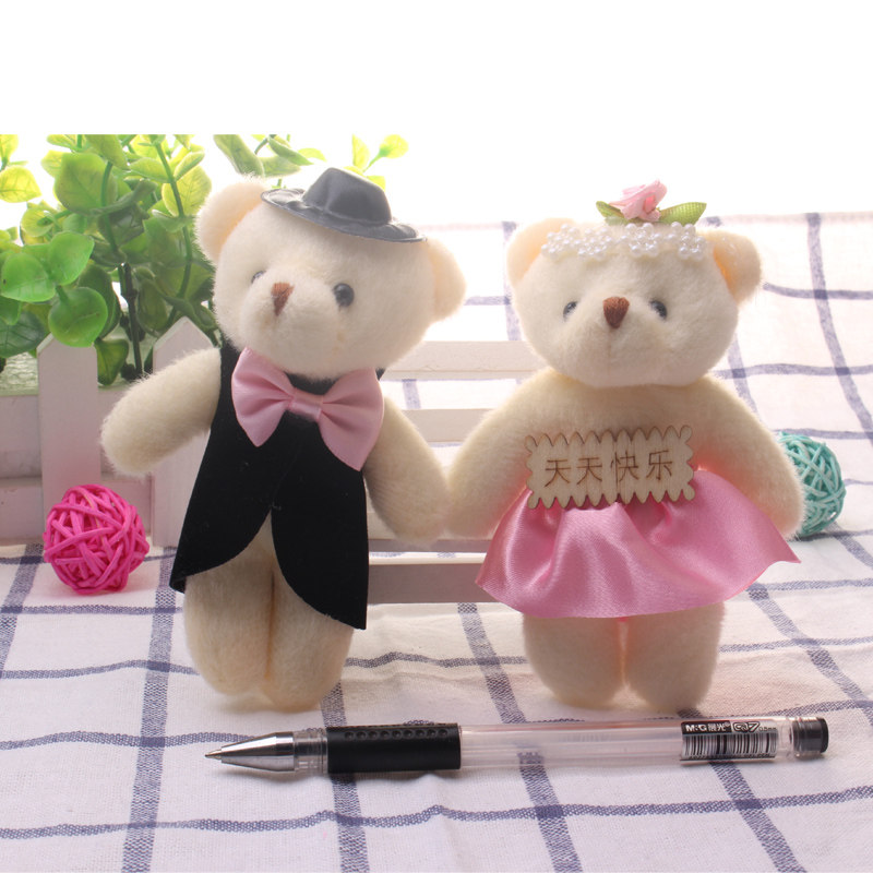 新品泰迪熊卡通娃娃小熊花束公 眯眼兔毛绒情侣玩偶婚礼抛洒礼物在类目 玩具/童车/益智/积木/模型, 毛绒布艺类玩具中 - 来自Buy2taobao.com提供专业的淘宝代购服务