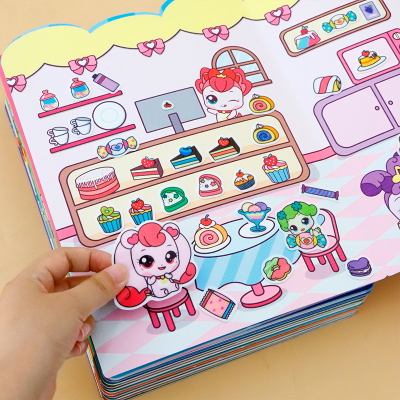 奇妙萌可果冻贴纸书宝宝贴画