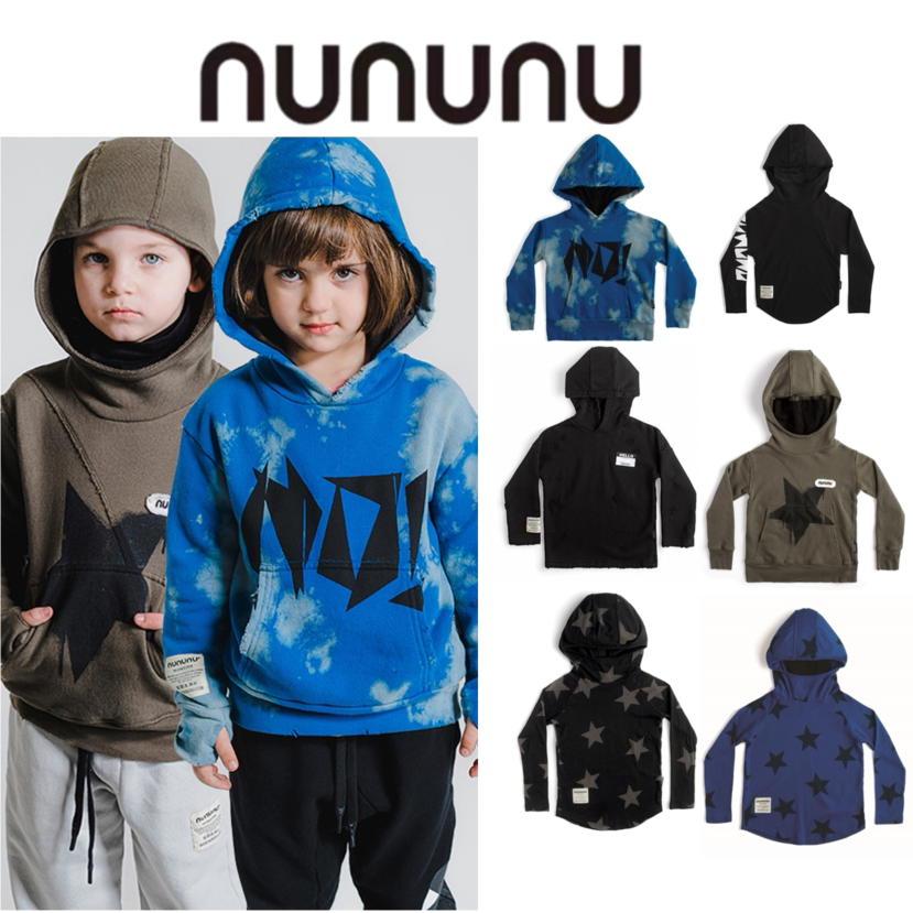 【鬼母】现货 正品授权 NUNUNU 22秋冬 连帽卫衣 不退可换码数