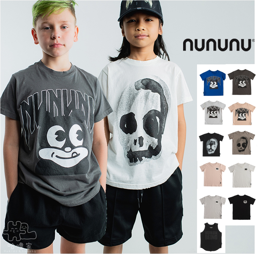 【鬼母家】nununu 23春夏款  纯棉短袖tee  软薄透气 不退可换码