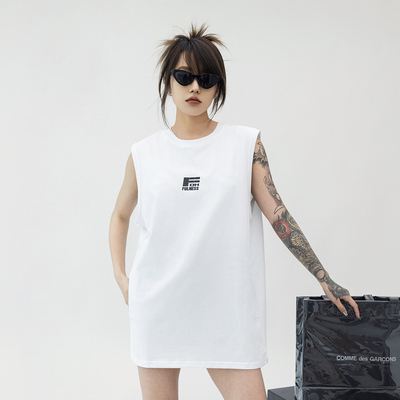 宽松运动休闲坎肩无袖T恤