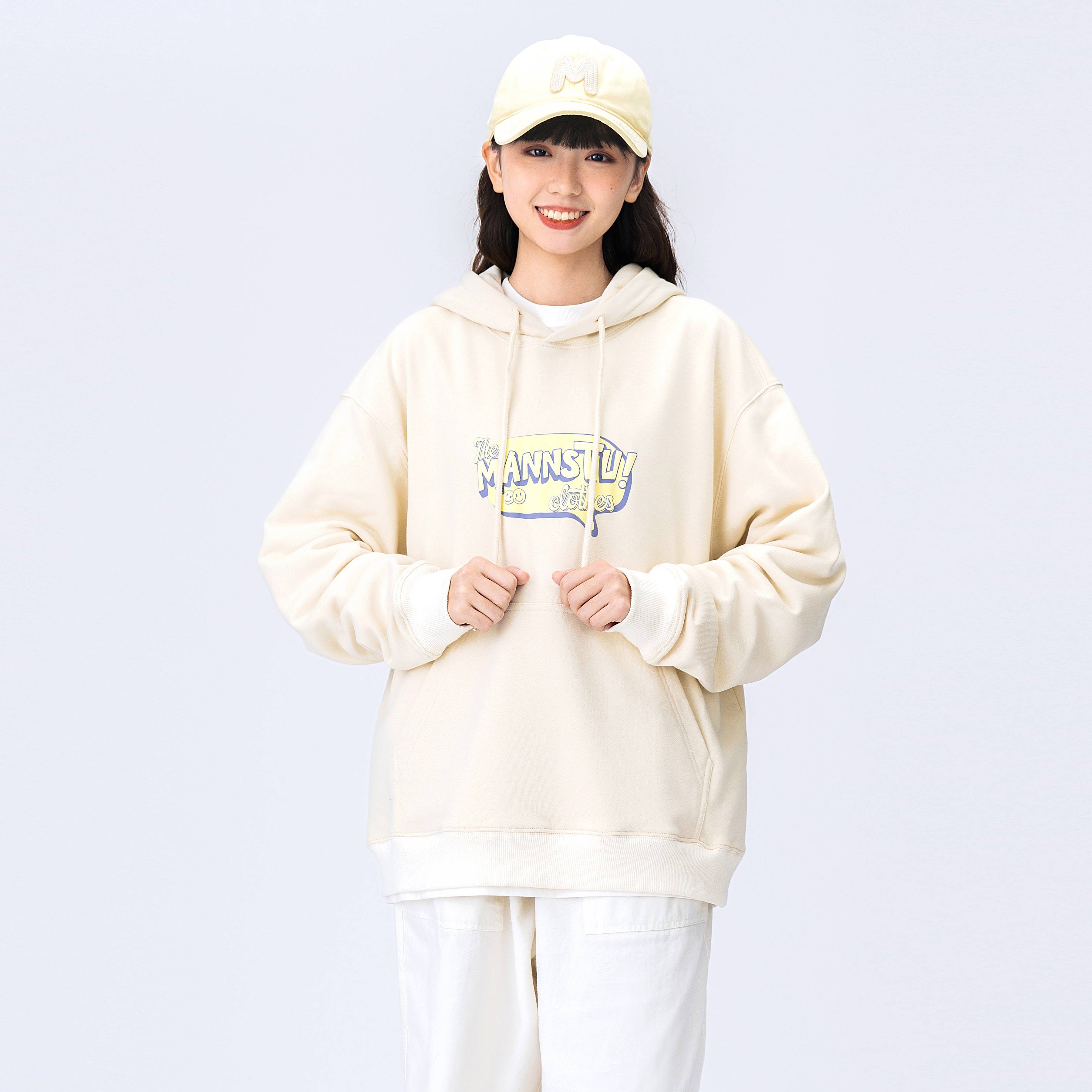 休闲宽松袋鼠兜套头帽衫图片