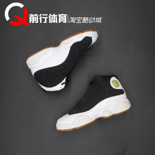 JORDAN黑白中小童运动休闲篮球鞋