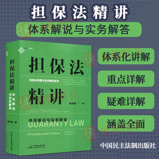吴光荣 体系解说与实务解答 民商法原理与实务精讲 担保制度体系化 民主法制9787516230053 麦读2023新 担保规则 担保法精讲