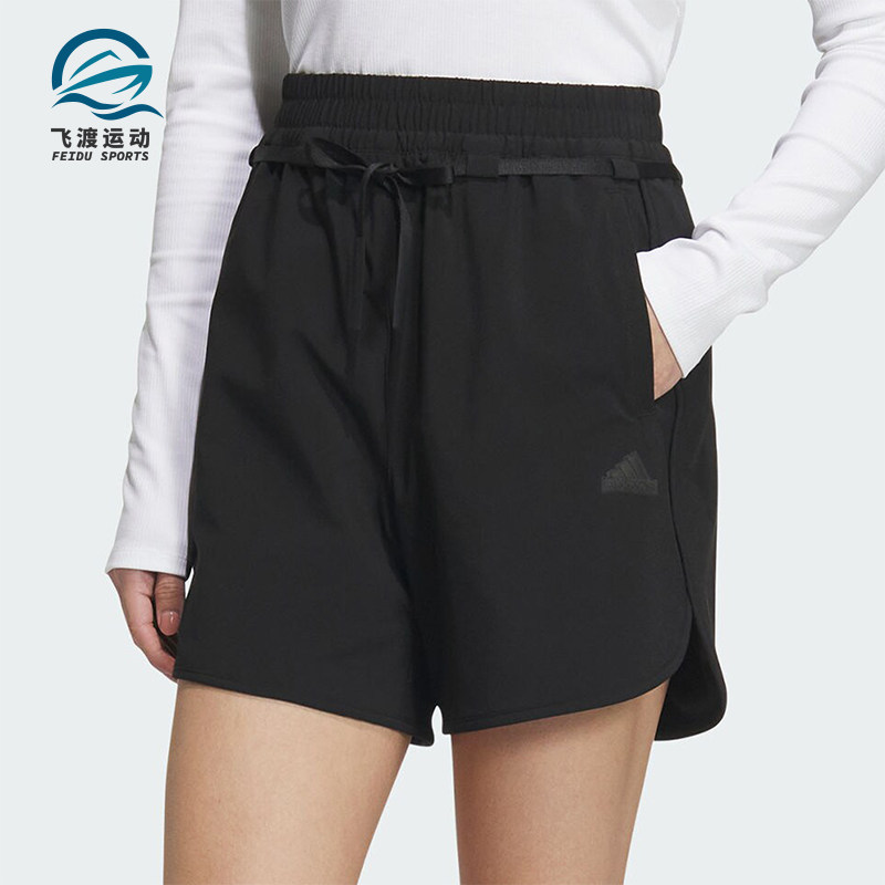 阿迪达斯女士运动透气短裤