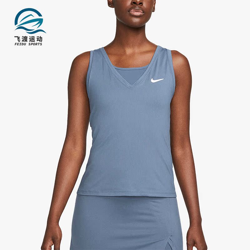 Nike/耐克正品Court 女子网球运动背心T恤CV4785-491