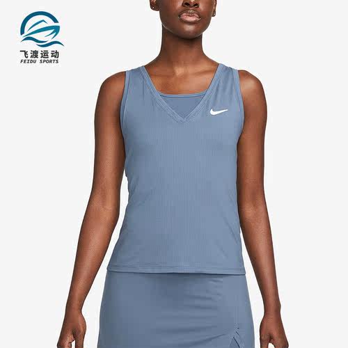 Nike/耐克正品Court 女子网球运动背心T恤CV4785-491