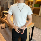 德绒双面绒男士修身短袖t恤圆领高级感弹力白色打底衫DT6619-P40,男装T恤,星座197,四季星座 德绒双面绒男士修身短袖t恤圆领高级感弹力白色打底衫DT6619-P40,男装T恤,星座197,四季星座