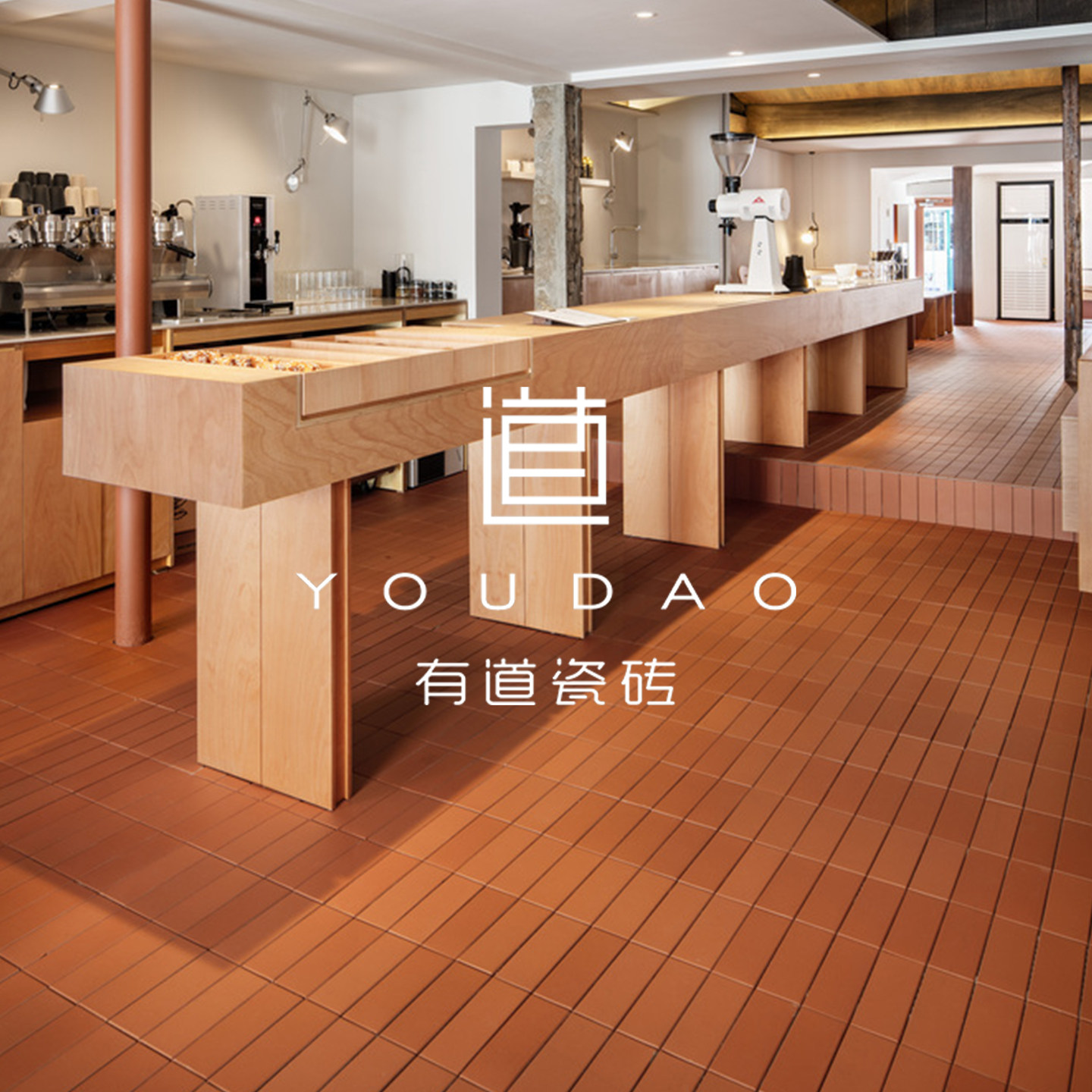 复古陶土红砖餐饮店咖啡厅墙地砖图片
