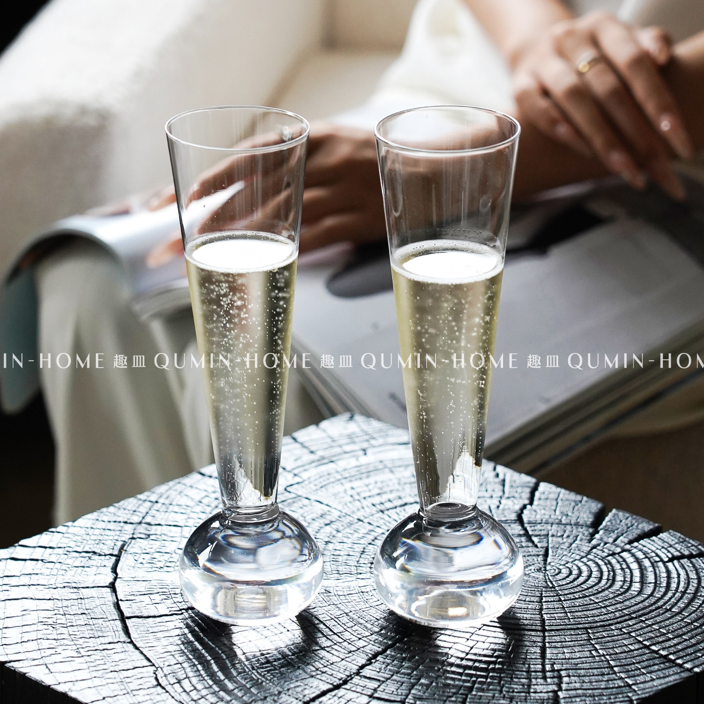 趣皿ins风透明星球香槟杯家用小众果汁气泡杯玻璃杯冷饮调酒杯,餐饮具,甜酒/香槟杯,淘宝优惠券,粉丝福利购,淘宝优惠卷