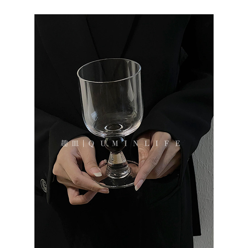 Qumin  玻璃杯子饮品饮料水杯透明创意个性奶昔杯家用酒杯清酒杯,餐饮具,清酒杯,淘宝优惠券,粉丝福利购,淘宝优惠卷