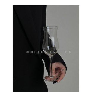 Qumin 百味入酒 酒生百味高脚香槟杯起泡酒杯水晶黛拉郁朵酒杯