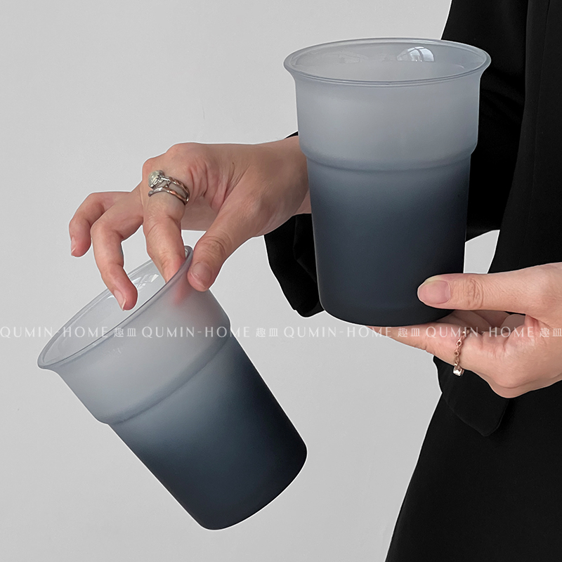 拿铁美式ins风小众玻璃杯
