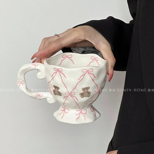 女生礼物早餐水杯陶瓷ins风