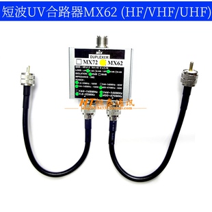 HAM短波UV天线合路器异频中转台双工器MX62 (HF/VHF/UHF)MX72