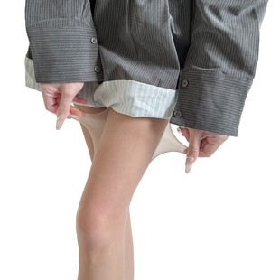 春夏超薄丝袜纯色丝滑透明连裤袜无缝裆性感黑丝美腿无痕打底