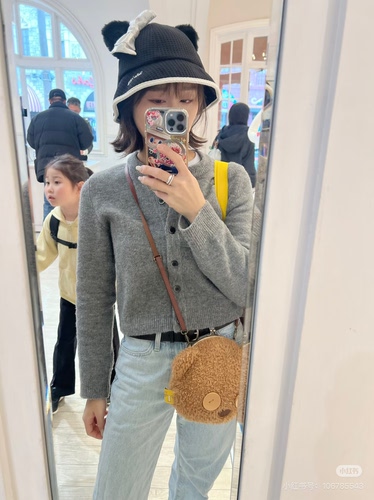 日本USJ大阪环球影城Hello kitty系列毛线帽贝雷帽毛绒渔夫帽子