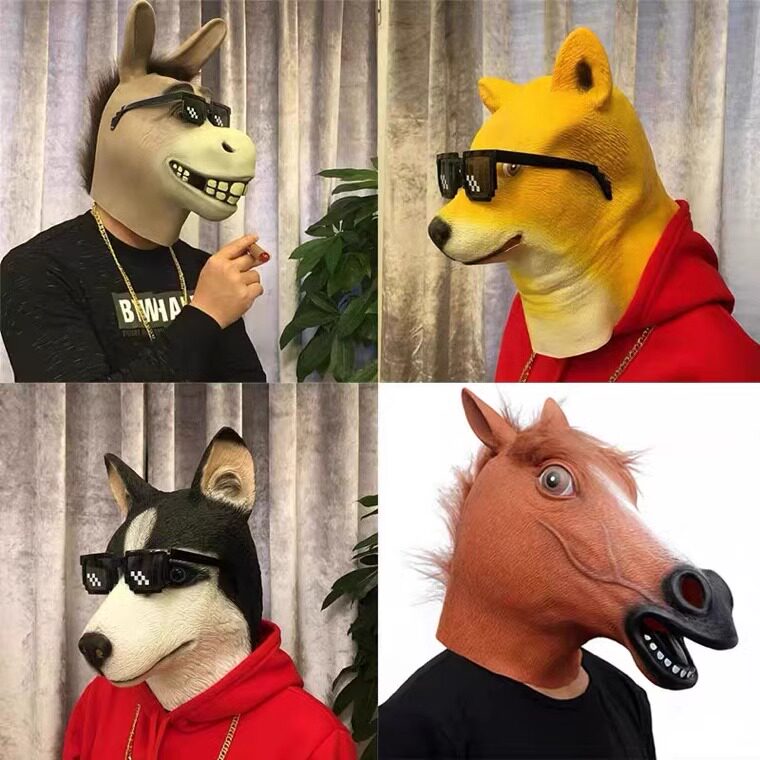 牛魔王面具牛头马头动物头套