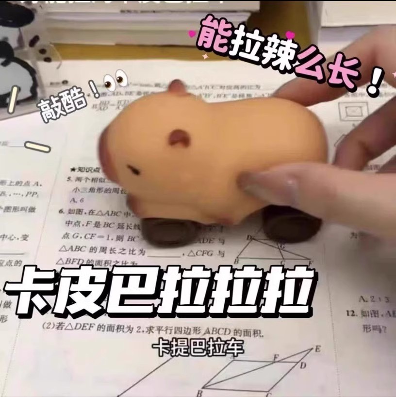 水豚卡皮巴拉拉拉车创意解压减压