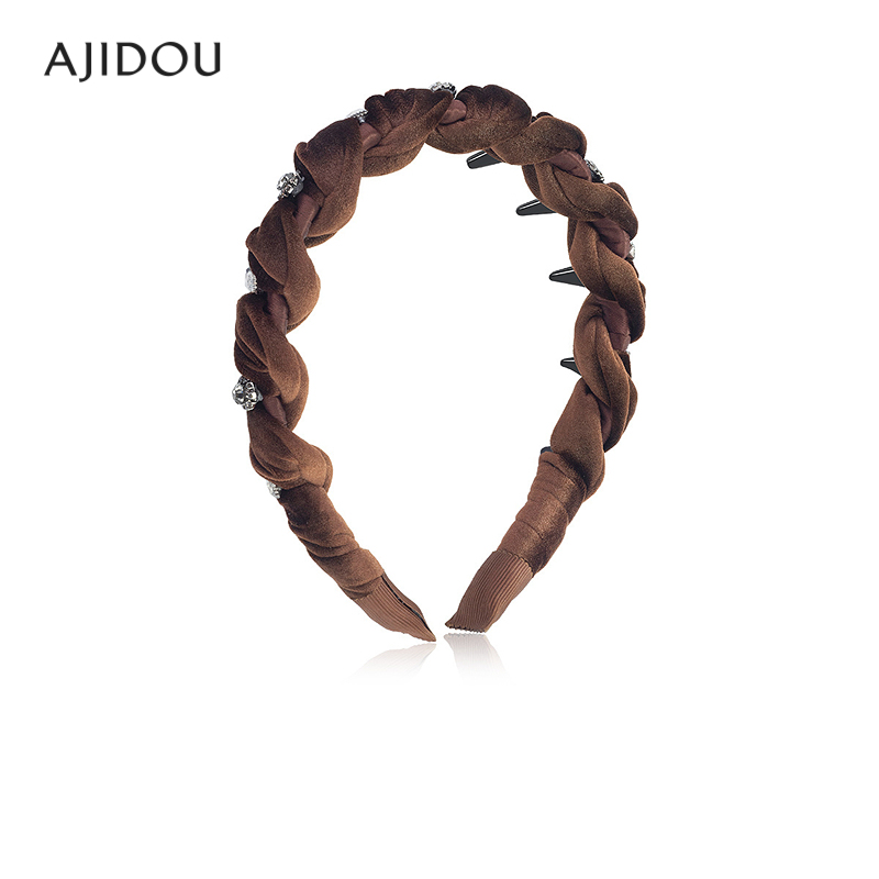 AJIDOU阿吉豆发箍女款时尚秋冬时髦头箍